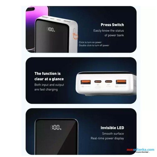 LDNIO PQ18 5A 22.5W 20000mAh Wireless Power Bank